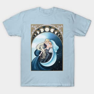 Eclipse - Art Nouveau day/night mythological romance T-Shirt